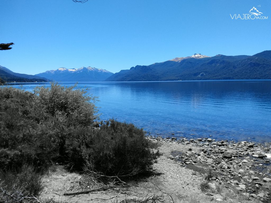 Imagen del comienzo del Lago Traful